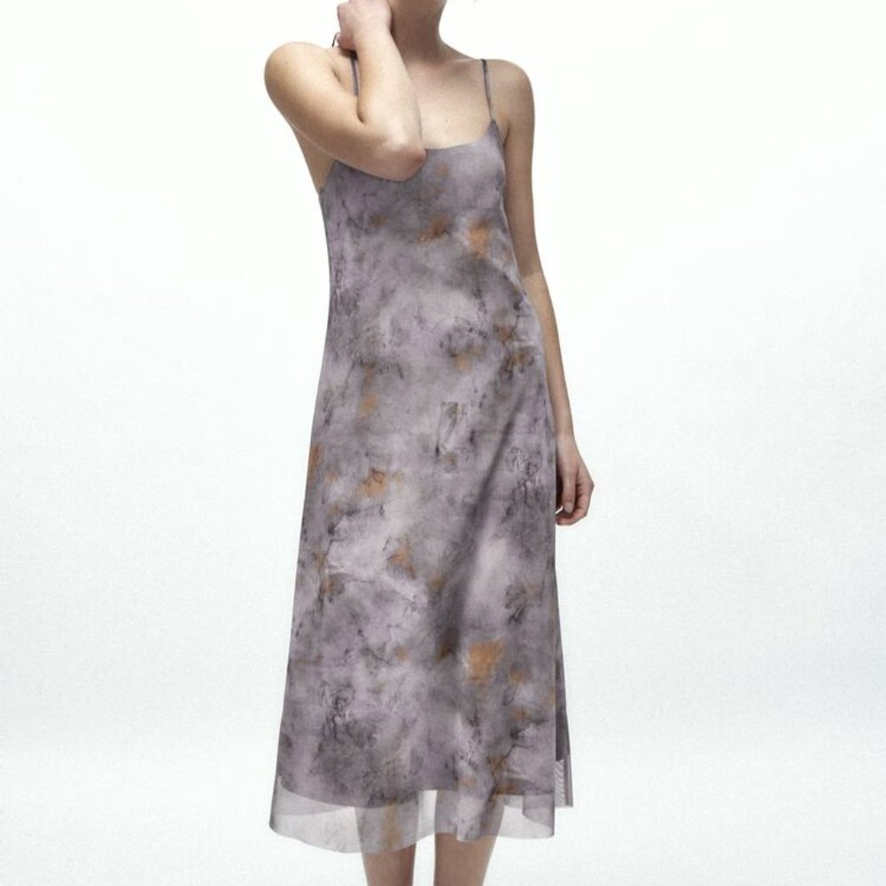 Zara Tie Dye Tulle Dress (NWT)